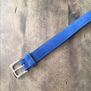 Belt suedish blue 36